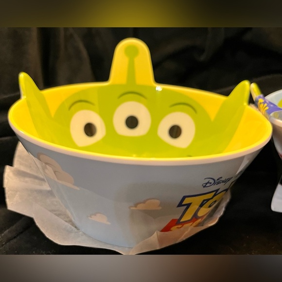 Zak! Set of 2 Toy Story Alien Bowls New with Tags Woody Disney Disneyana Pixar - Picture 8 of 13